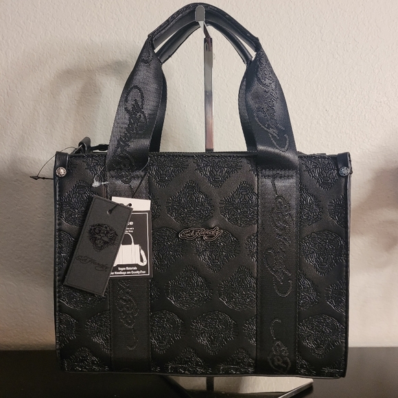 Ed Hardy Handbags - Ed Hardy Black Crossbody Bag